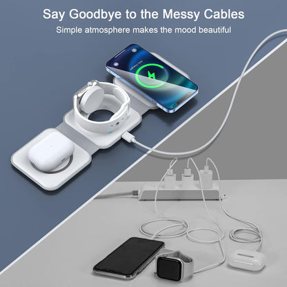 3 in 1 Magnetic Wireless Charger