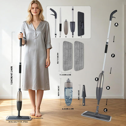 Spray Mop with 360° Rotation