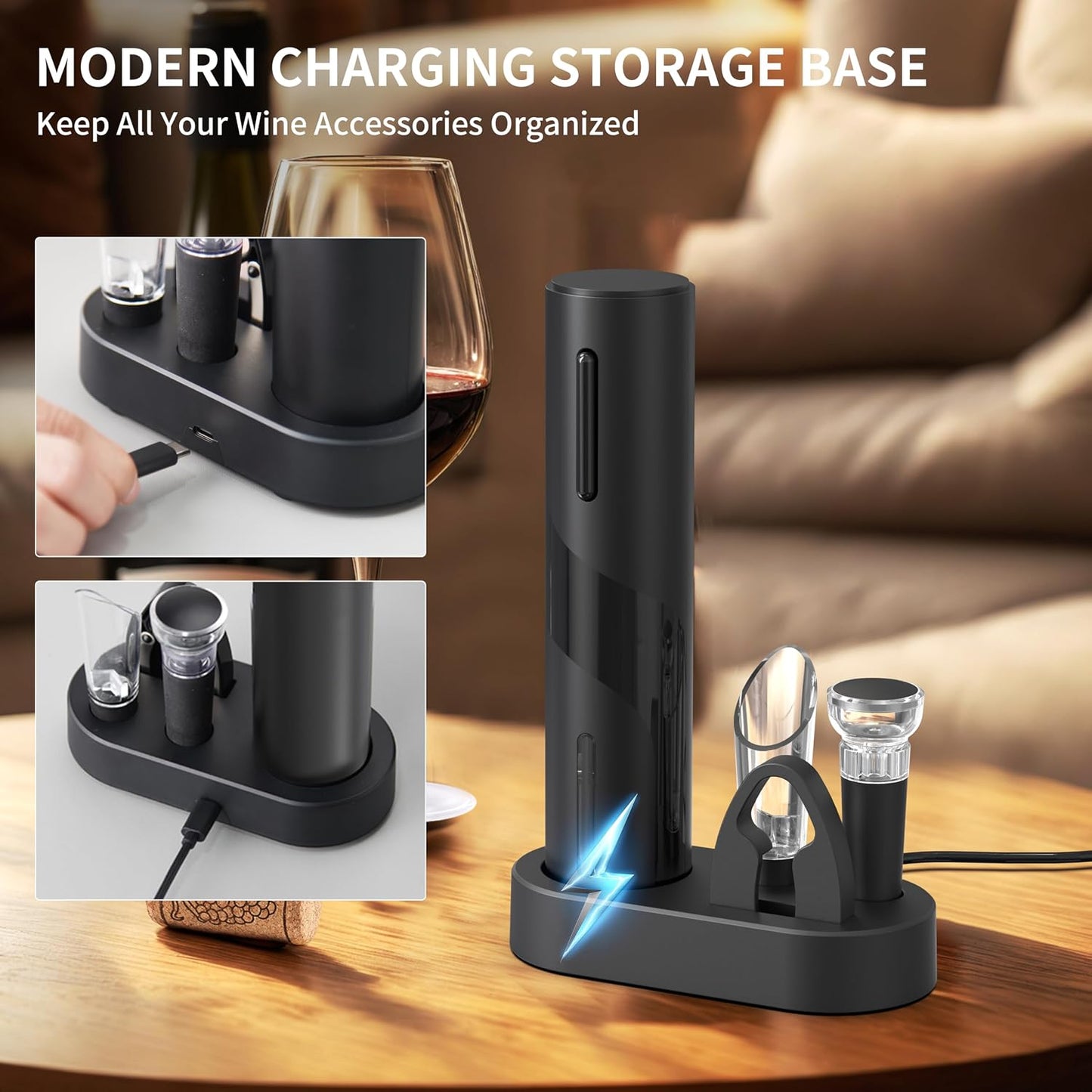 Electric Wine Opener Set