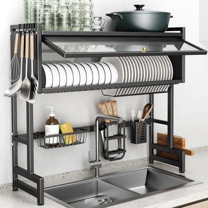 3 Tier Over The Sink Dish Drying Rack