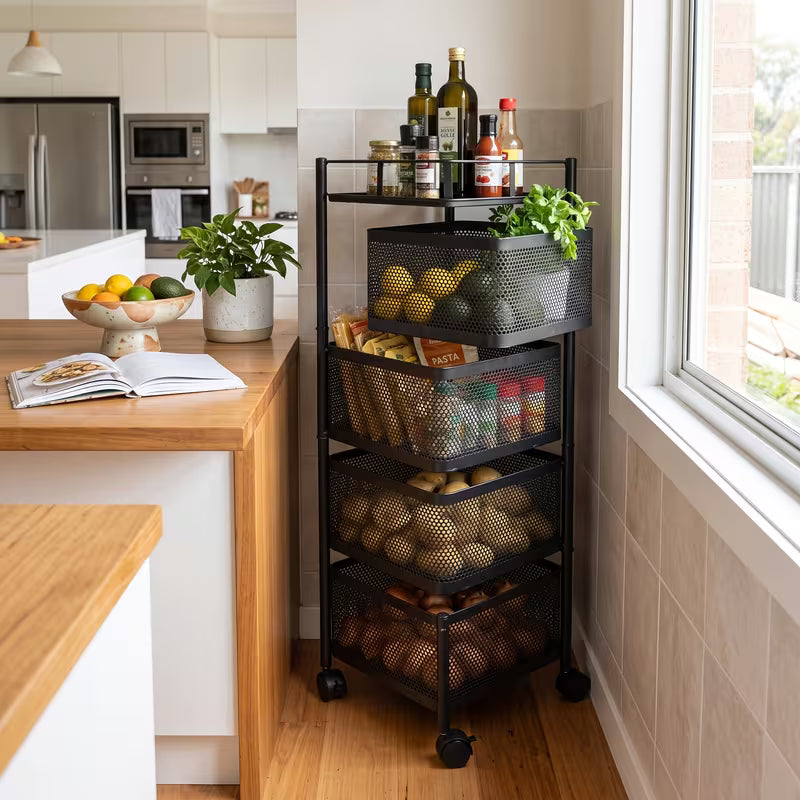 Kitchen Rotating Storage Rack