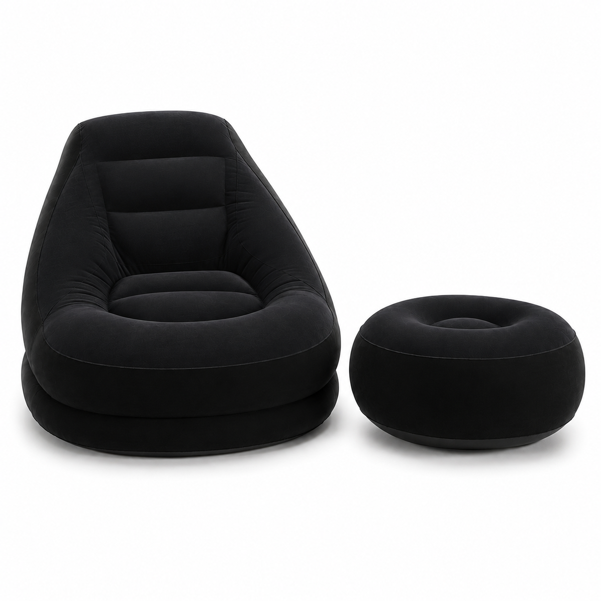 Inflatable Lounge Chair with Ottoman
