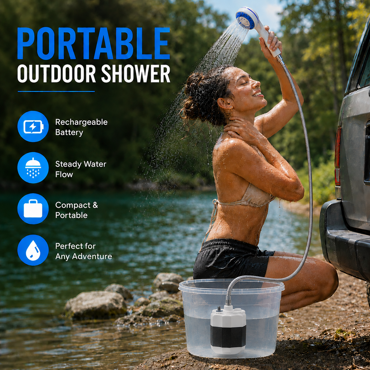 Portable Outdoor Shower