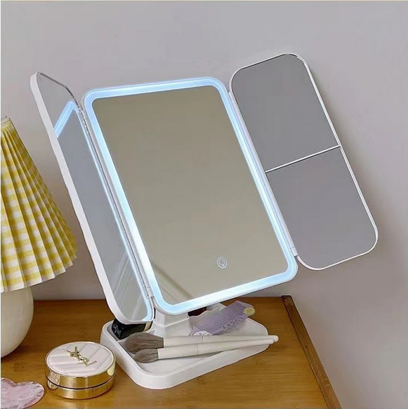 Rechargeable LED Makeup Mirror
