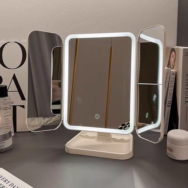 Rechargeable LED Makeup Mirror