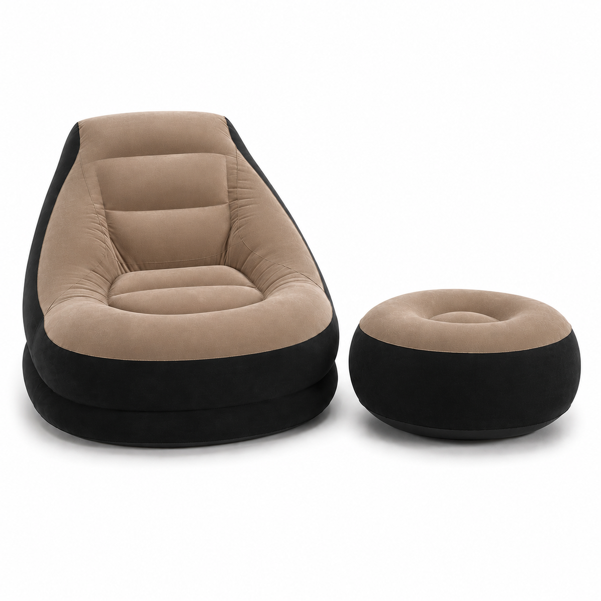 Inflatable Lounge Chair with Ottoman