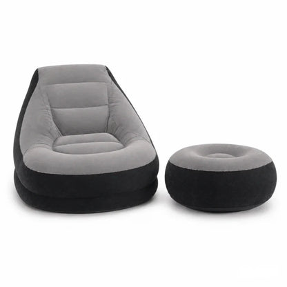 Inflatable Lounge Chair with Ottoman