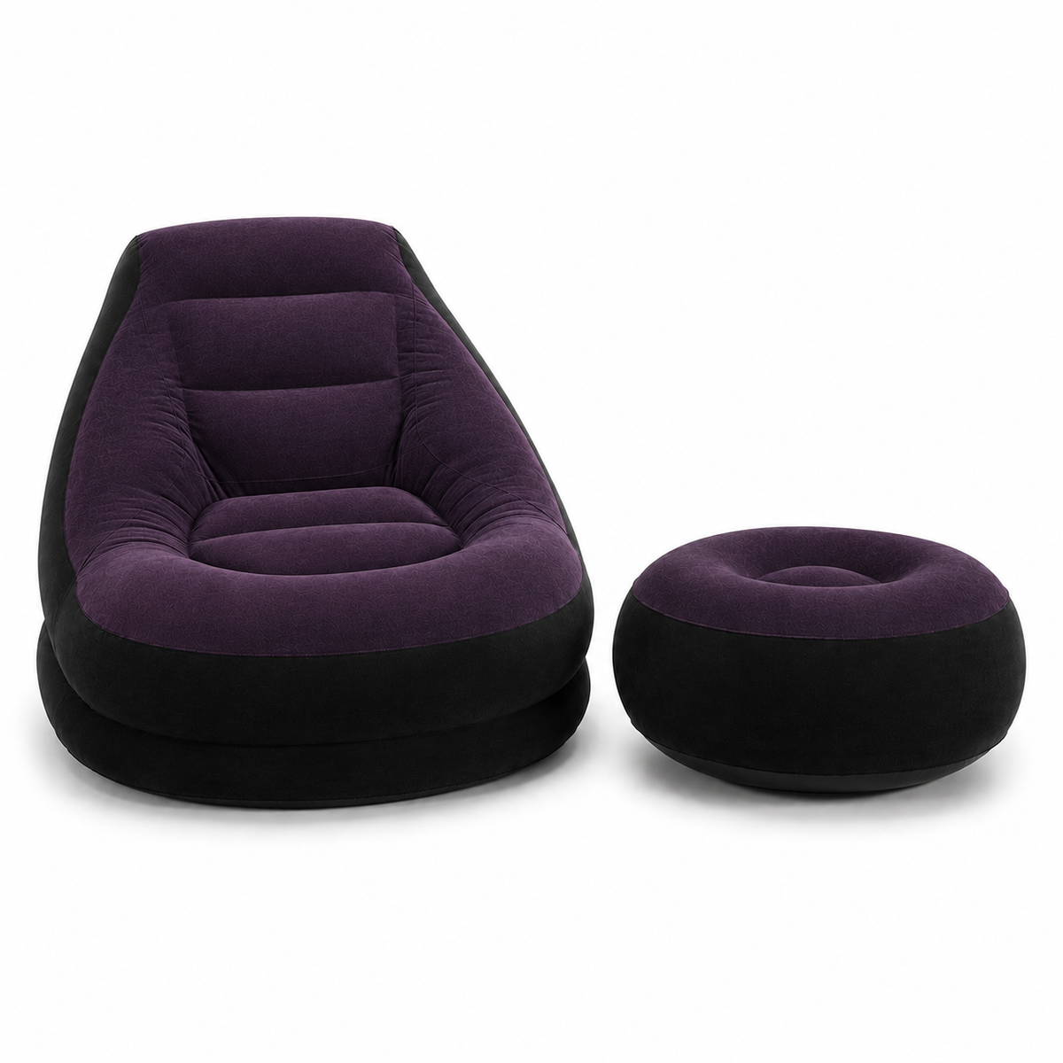 Inflatable Lounge Chair with Ottoman