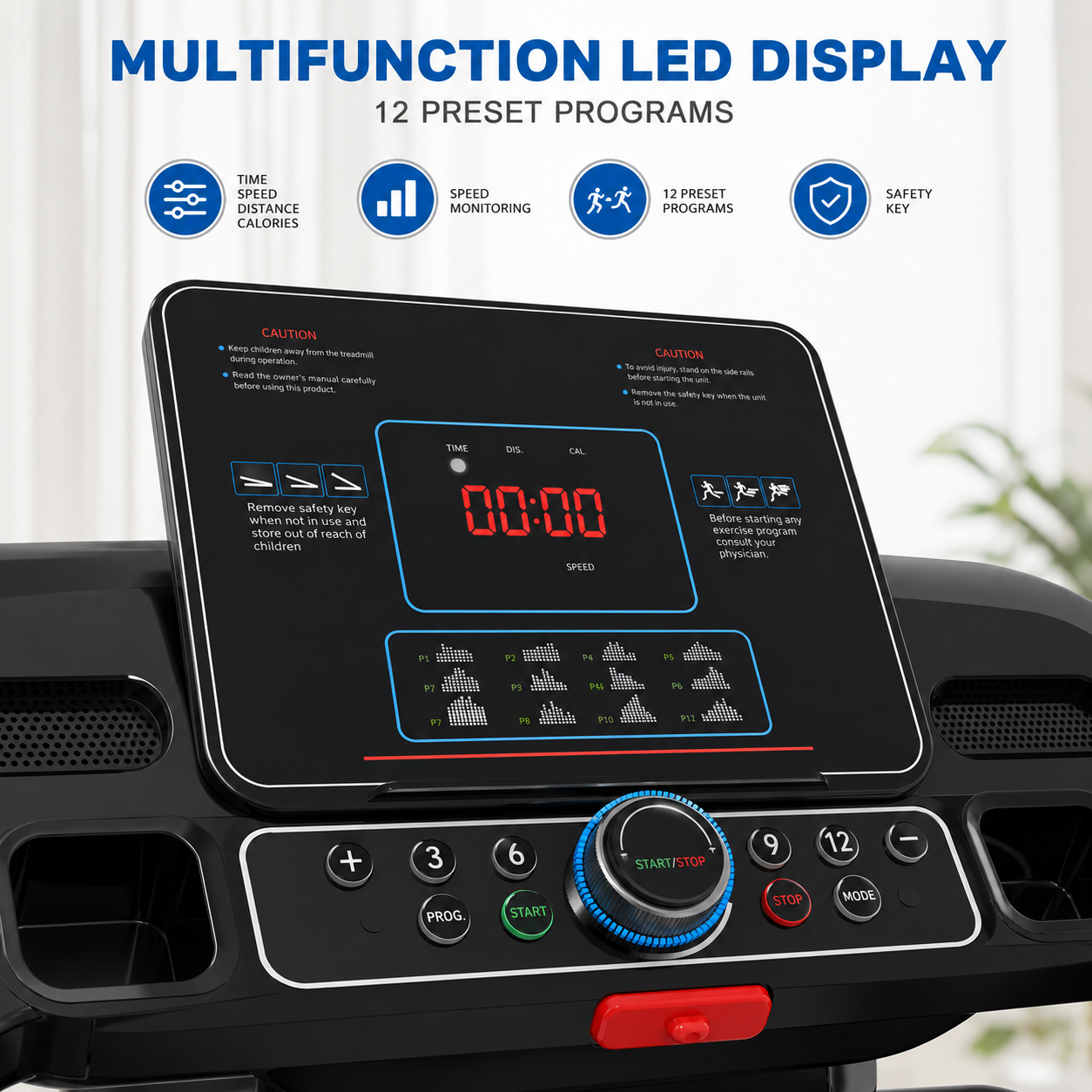 KEMILNG M7 Pro Foldable Multi-functional Treadmill