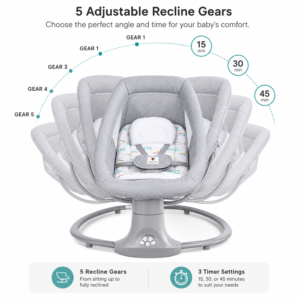 Electric Baby Swing Rocker