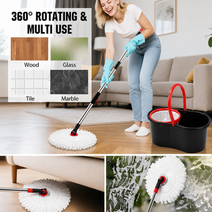 360° Turbo Spin Mop