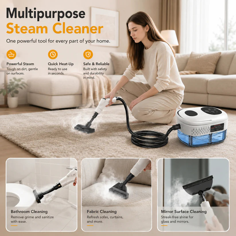 PureSteam Pro - Handheld Steam Cleaner