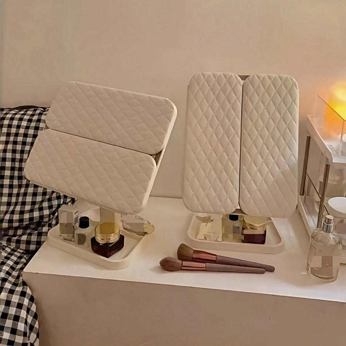 Rechargeable LED Makeup Mirror