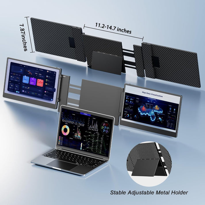 TriFoldView Pro - Portable Screen Extender